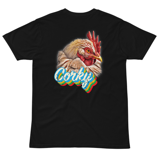 Corky® | Vintage Chicken Tee (DARK COLORS)